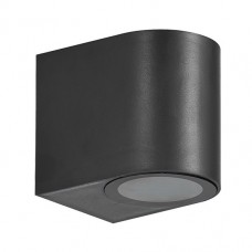 Φωτιστικό Σποτ Μονής Κατεύθυνσης 1xGU10 230V Πλαστικό IP54 Μαύρο 96GRF326/BL